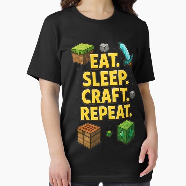 Item preview, EAT. SLEEP. CRAFT. REPEAT. designed and sold by NiceSign.