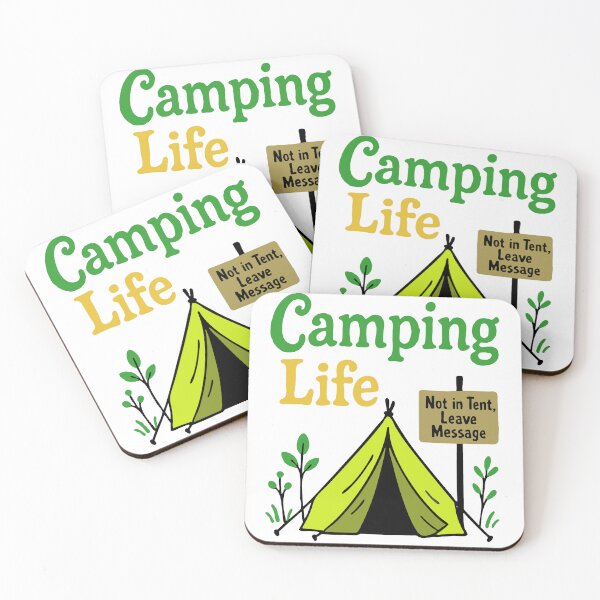 Item preview, Camping Life Tent Design – Funny Outdoor Adventure Quote for Campers & Nature Lovers designed and sold by Kathryn Creates.