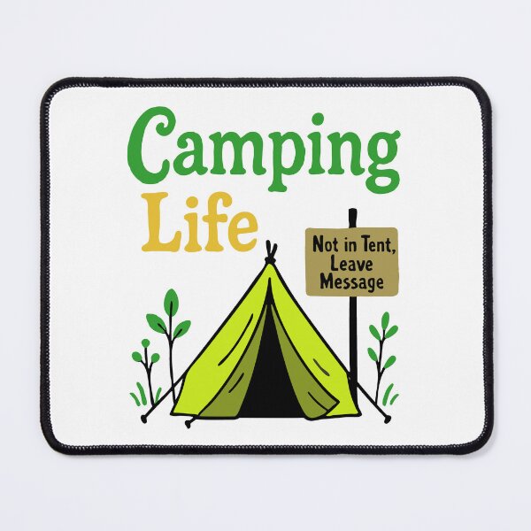 Item preview, Camping Life Tent Design – Funny Outdoor Adventure Quote for Campers & Nature Lovers designed and sold by Kathryn Creates.