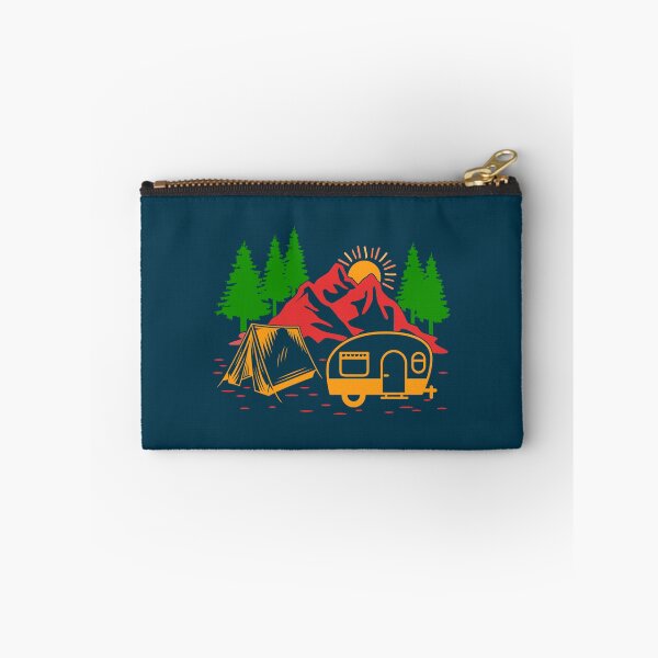 Item preview, Colourful Camping Graphic. Mountain, Pine Tree, Tent and Caravan Illustrations. designed and sold by DesignHouse07.