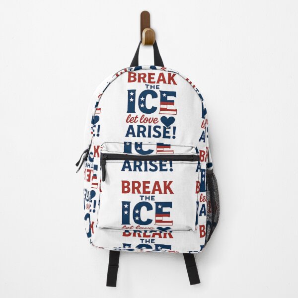 Item preview, Break The Ice Let Love Arise Patriotic Inspirational Design Unity Hope Peace Hearts Stars Stripes Unity Against Division, Bold Patriotic Heart, designed and sold by Motifai.