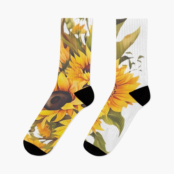 Aperçu de l'œuvre Autocollant tendance fleur jaune créée et vendue par BASFARFASHION.