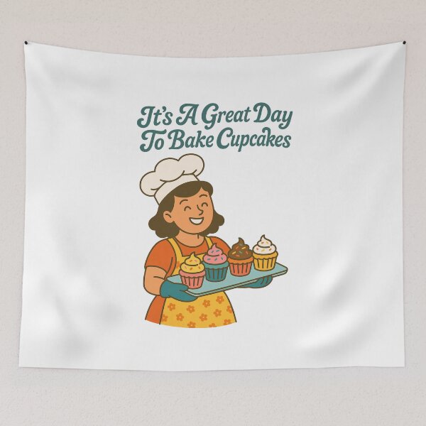 Item preview, It’s A Great Day To Bake Cupcakes Baking Lover  designed and sold by stylishdzign.