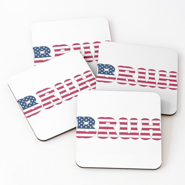 Item preview, Bruh Red White and Bruh designed and sold by createmvt.