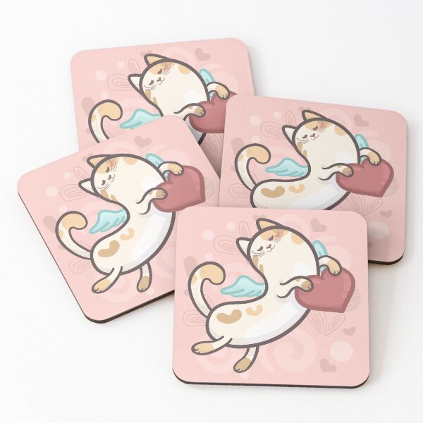 Item preview, Angelic Valentine Cat designed and sold by Khotekmei.