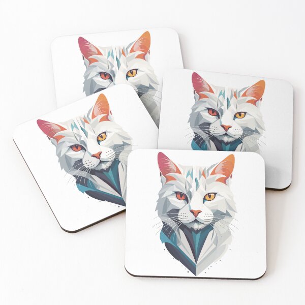 Item preview, Regal White Cat designed and sold by PolinaMirralisa.