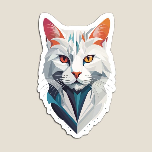 Item preview, Regal White Cat designed and sold by PolinaMirralisa.