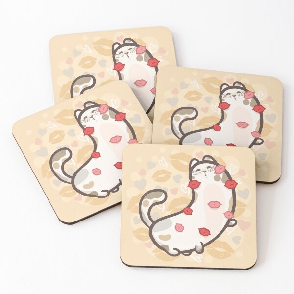 Item preview, Cat Get a Lot of Kisses designed and sold by Khotekmei.