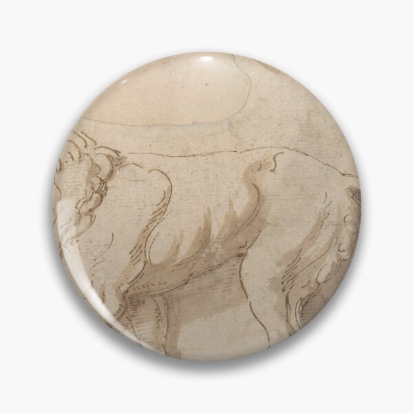 Item preview, A Lion in Profile Facing to the Left vintage artwork designed and sold by Vintage Designs +.