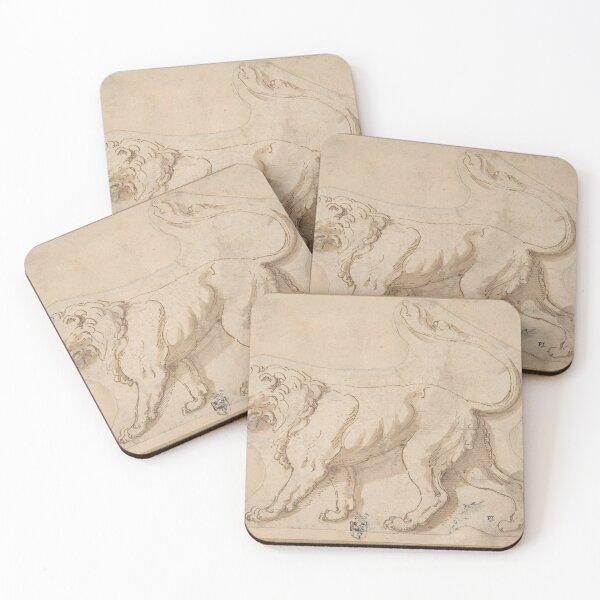 Item preview, A Lion in Profile Facing to the Left vintage artwork designed and sold by Vintage Designs +.