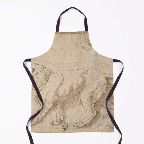 Item preview, A Lion in Profile Facing to the Left vintage artwork designed and sold by Vintage Designs +.