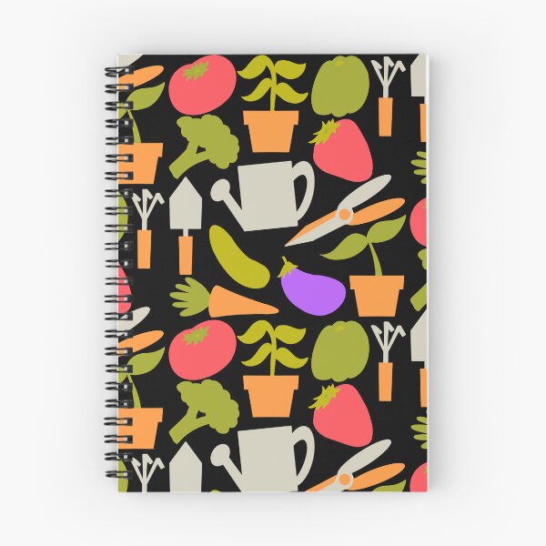 Item preview, Fun Gardening Tools And Plants With Black Background  designed and sold by missmann.