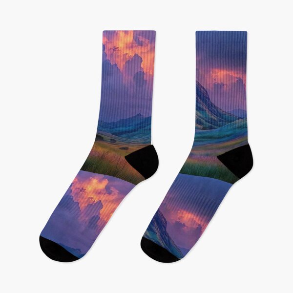 Item preview, Beautiful Mountain Landscape at Sunset designed and sold by muskitt.