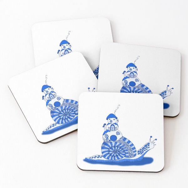 Item preview, Blue snail with a house designed and sold by KatikPru.