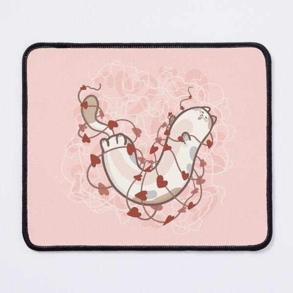 Item preview, Cat Wrapped in Valentine Rope designed and sold by Khotekmei.