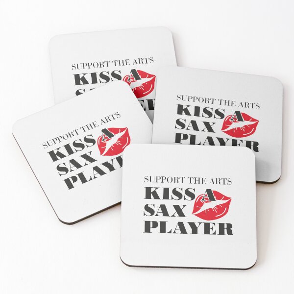 Item preview, Support The Arts Kiss A Saxophone Player Funny Jazz designed and sold by paulo silveira.