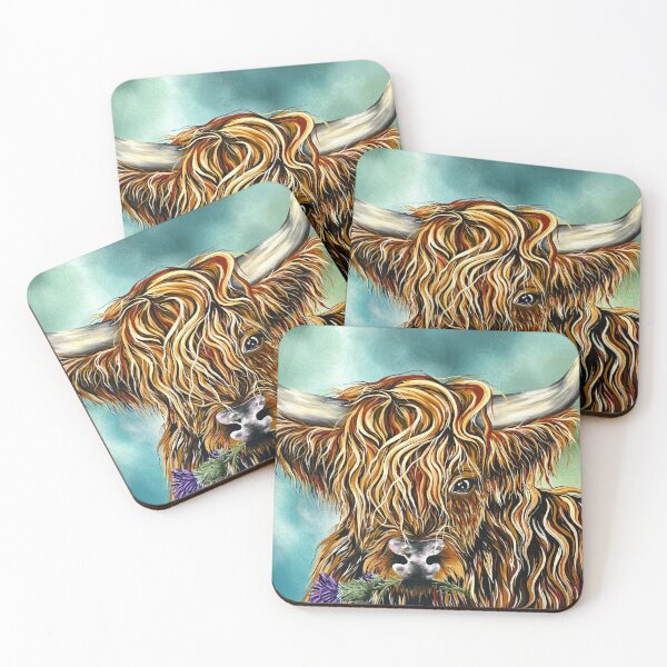 Item preview, Leo the Highland Cow  designed and sold by Huckleberry House.