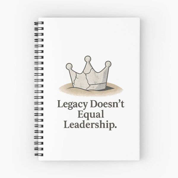 Aperçu de l'œuvre L'héritage n'est pas synonyme de leadership créée et vendue par Dsgn25.