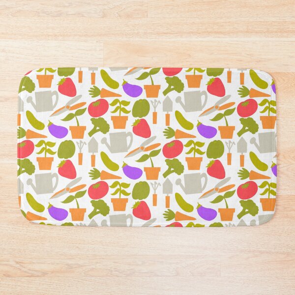 Item preview, Fun Gardening Tools And Plants White Background  designed and sold by missmann.