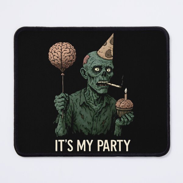 Item preview, Zombie - It's My Party - Undead with Cupcake designed and sold by NightTimeJ.