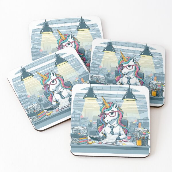 Item preview, Unicorn Accountant – Mythical Office Life designed and sold by Confuzz1ed.