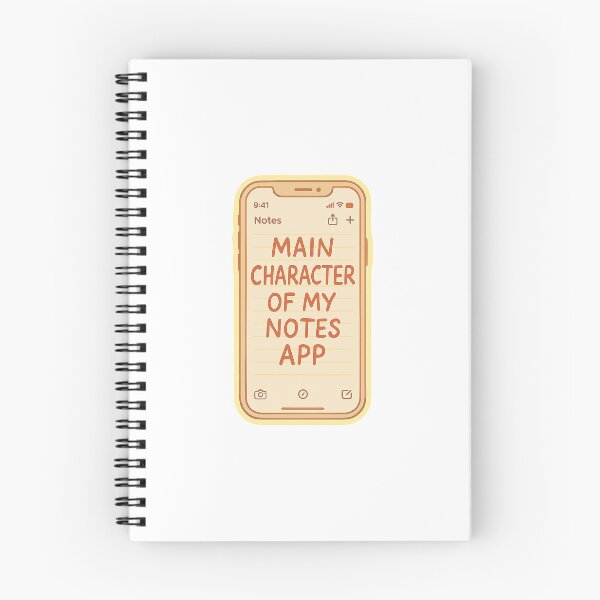 Item preview, Main character of my notes app designed and sold by lanakilajean.