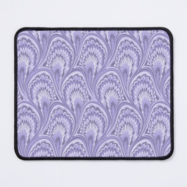 Item preview, Marbling Peacock Ebru Monochrome Indigo Aura Lilac designed and sold by miavaldez.