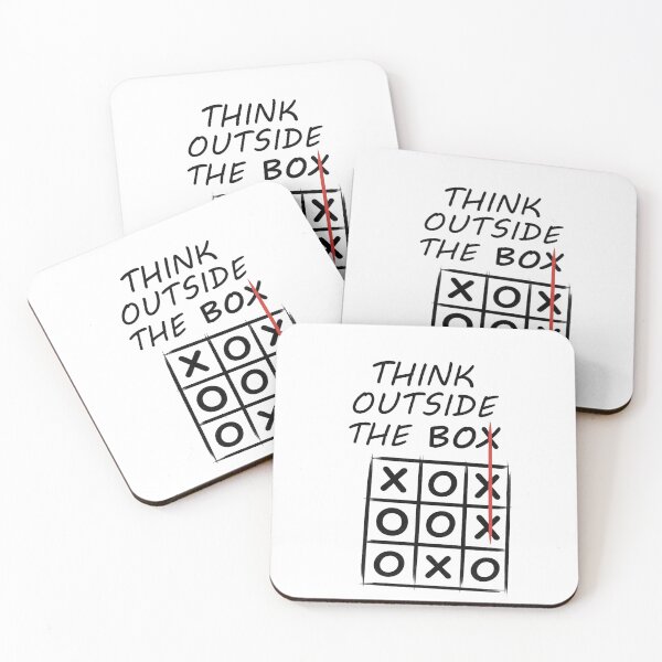 Item preview, Think Outside The Box – Creative Strategy Quote Design designed and sold by SupplyCode.