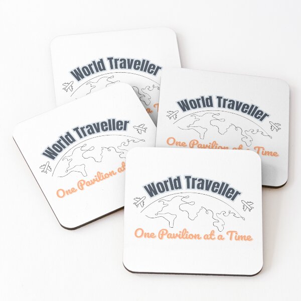 Item preview, World traveler - one pavilion at a time. Retro travel inspired design designed and sold by aislinglaoise.