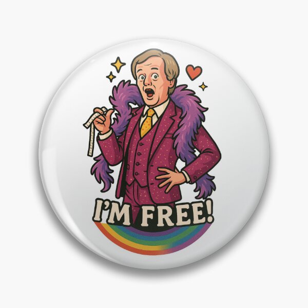 Item preview, Are You Being Served - Mr Humphries - I am FREE designed and sold by RuRebels.