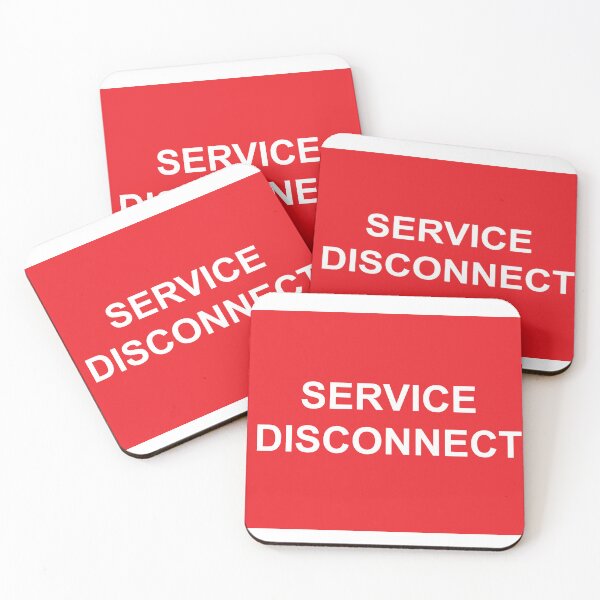 Item preview, Service Disconnect Label designed and sold by Mr. Electrician.