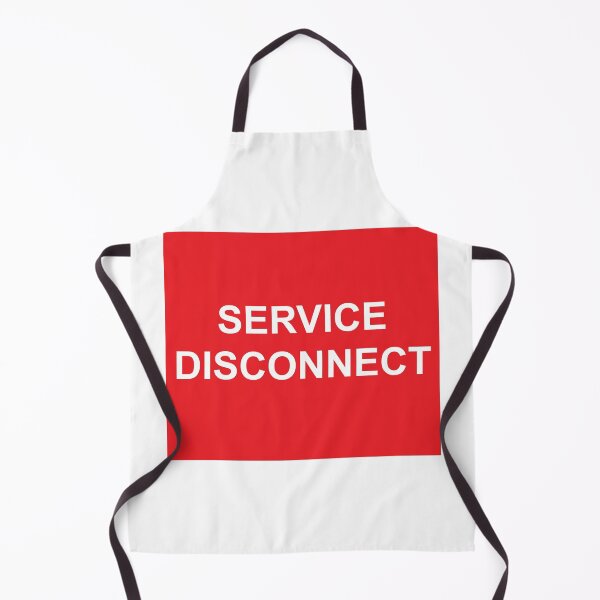 Item preview, Service Disconnect Label designed and sold by Mr. Electrician.