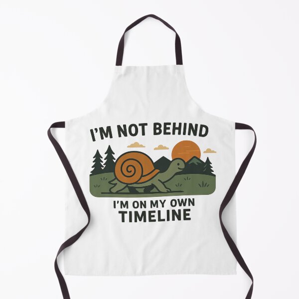 Item preview, Inspirational Snail Quote – "I'm on My Own Timeline" designed and sold by Krystian Zielinski.