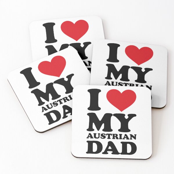 Item preview, Amo a mi papá austriaco – Sweet Family Love Design designed and sold by EmeraldeaArt.