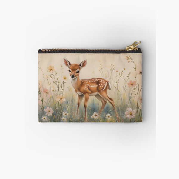 Item preview, Baby deer and Flowers designed and sold by CraftyWords.