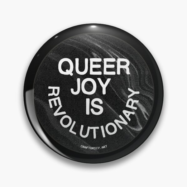 Item preview, queer joy is revolutionary designed and sold by craftordiy.art.
