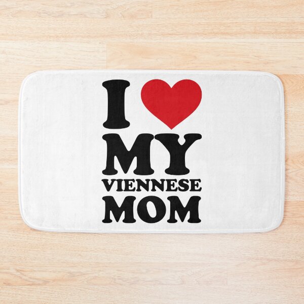 Item preview, I ❤️ My Viennese Mom – Sweet Family Love Design designed and sold by EmeraldeaArt.