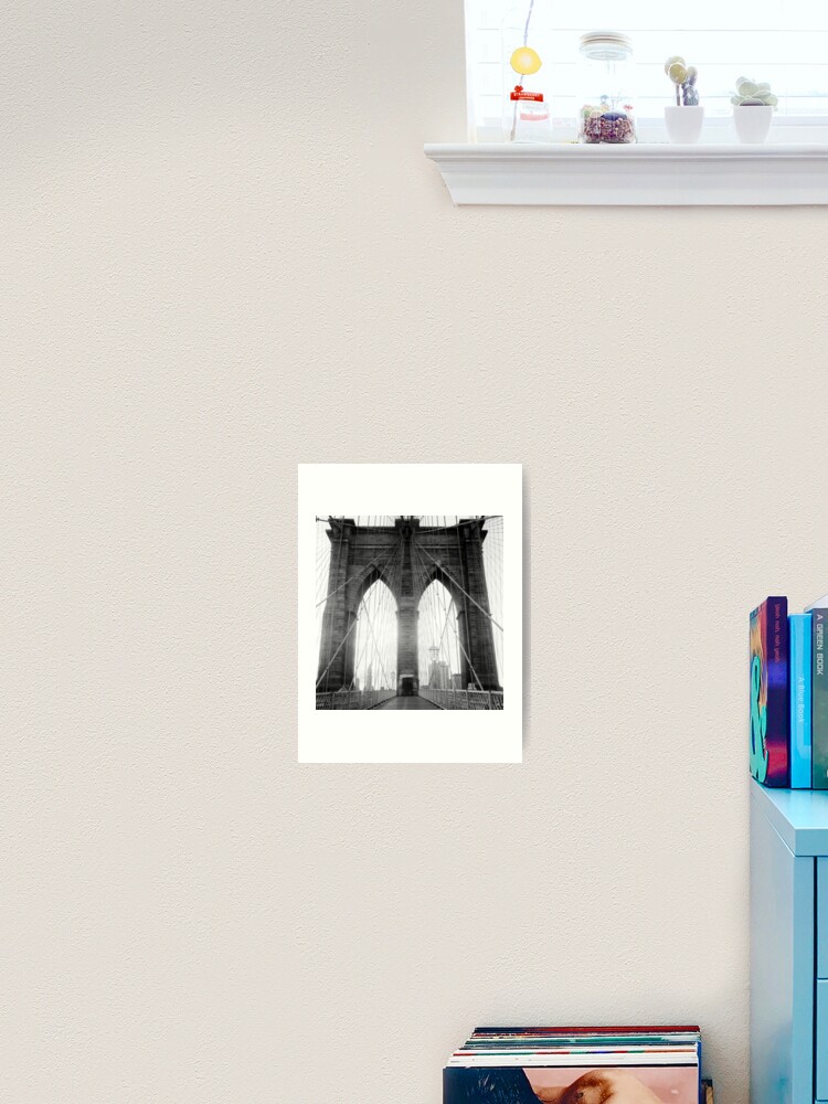 Thumbnail 1 of 3, Art Print, Brooklyn Bridge designed and sold by jdempsey.