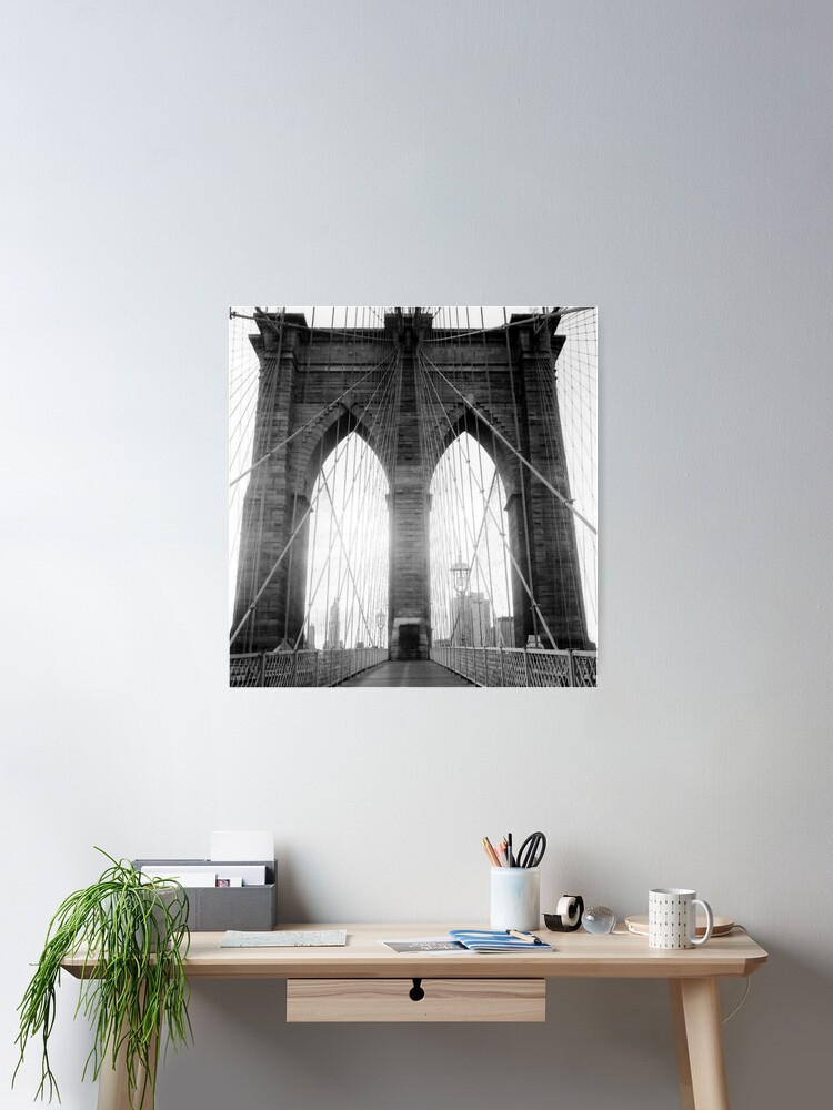 Thumbnail 1 of 3, Poster, Brooklyn Bridge designed and sold by jdempsey.