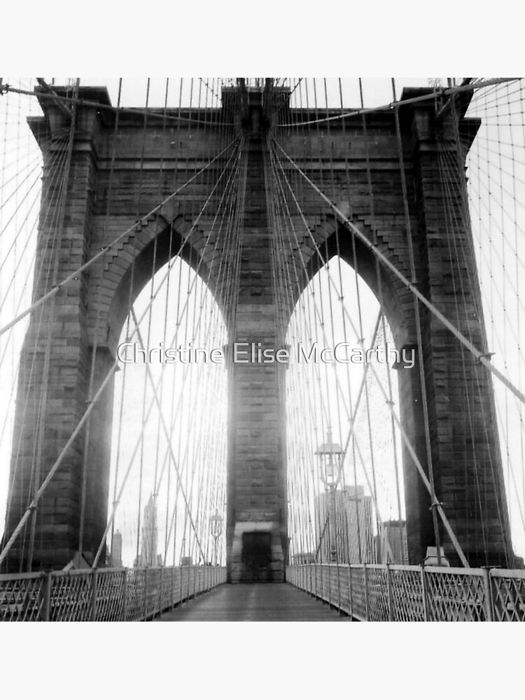 Thumbnail 3 of 3, Art Print, Brooklyn Bridge designed and sold by jdempsey.