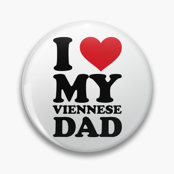 Item preview, I ❤️ My Viennese Dad – Sweet Family Love Design designed and sold by EmeraldeaArt.