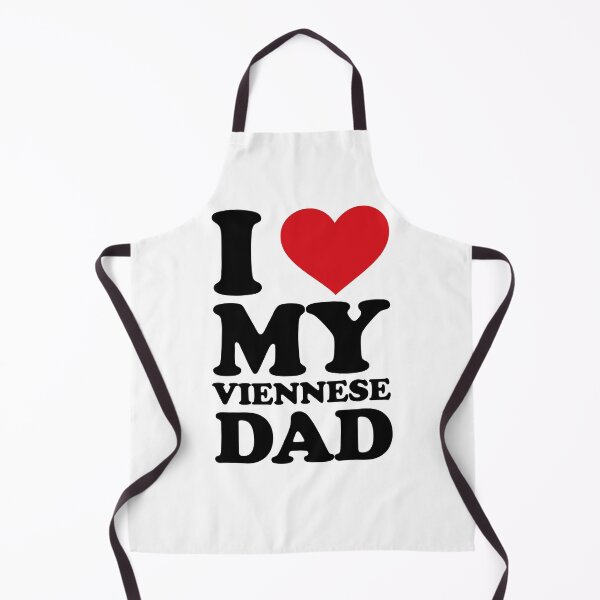Item preview, I ❤️ My Viennese Dad – Sweet Family Love Design designed and sold by EmeraldeaArt.