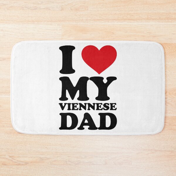 Item preview, I ❤️ My Viennese Dad – Sweet Family Love Design designed and sold by EmeraldeaArt.