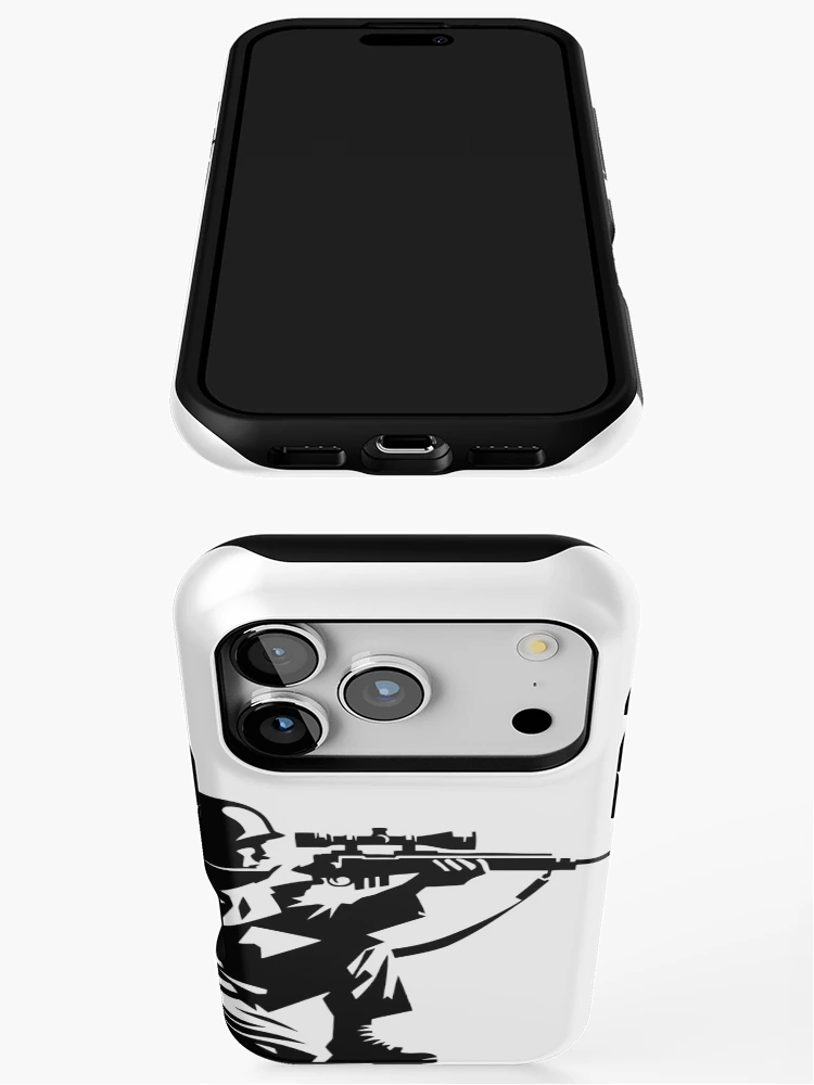 Thumbnail 3 of 4, iPhone Case, Sniper designed and sold by Raloel Art.
