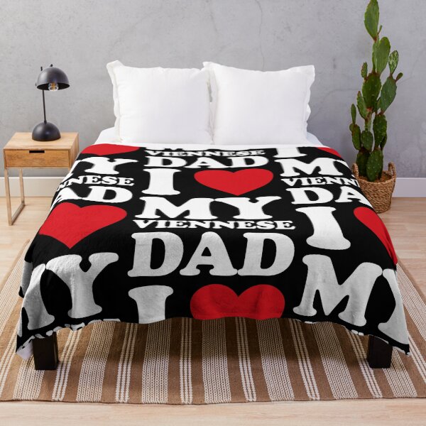 Item preview, I ❤️ My Viennese Dad – Sweet Family Love white Design designed and sold by EmeraldeaArt.
