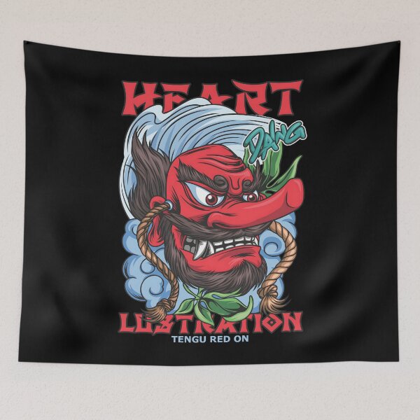 Item preview, Tengu Heart: Mountain Spirit's Journey designed and sold by DarylWelsh2024.