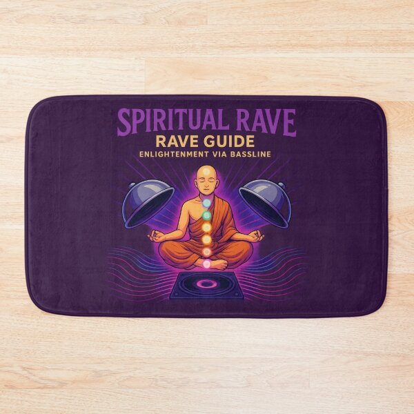 Item preview, Spiritual Rave – Enlightenment via Bassline Monk Design designed and sold by VoidBloom Studio.