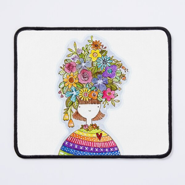 Item preview, Wildflower Girl designed and sold by Creator of Cuteness - Art by Lindsay Ostrom.