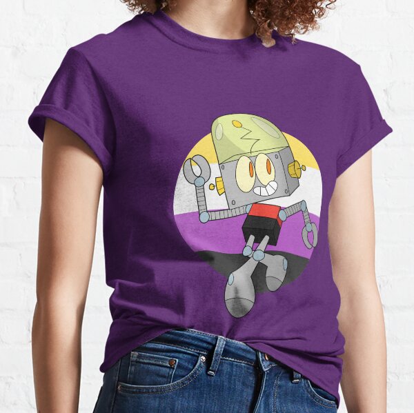 Robot Jones - Nonbinary Pride Classic T-Shirt