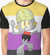 Robot Jones - Nonbinary Pride Graphic T-Shirt